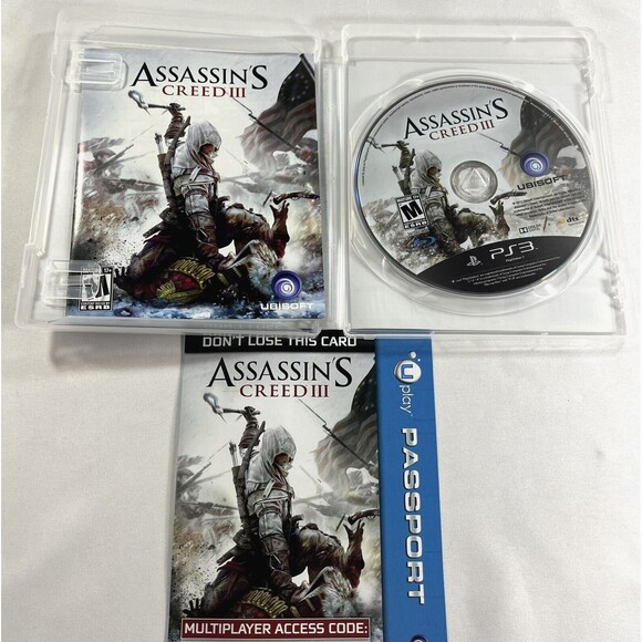 Assassin's Creed III (Sony PlayStation 3, 2012) Complete  PS3 - Picture 4 of 10